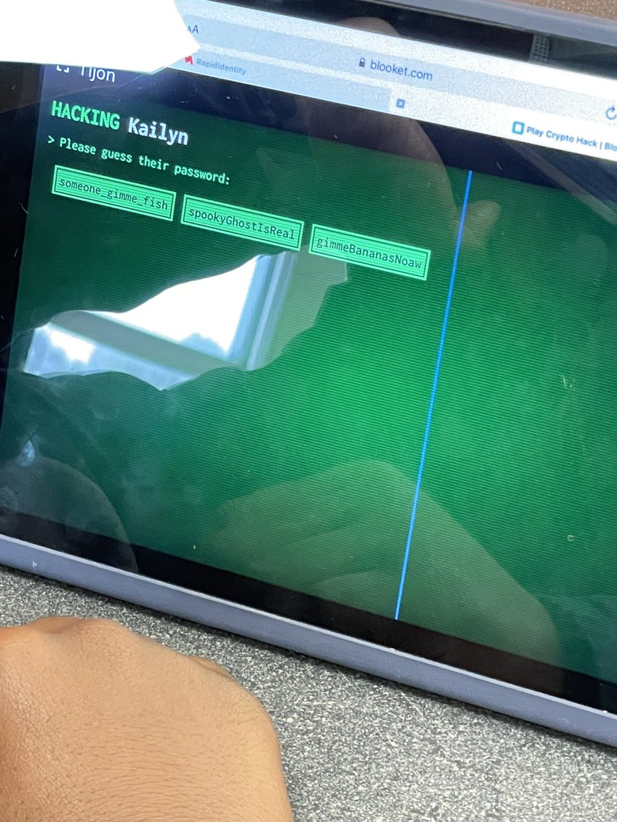 Playing @PlayBlooket “Crypto Hack” to review theme @EastRowanHS  @TonyaBGerman