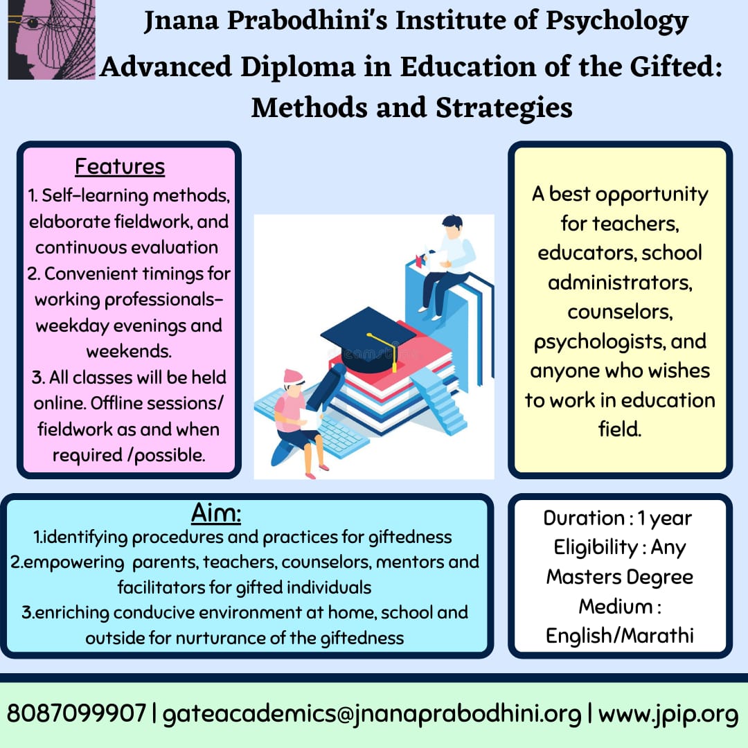Jnana Prabodhini's Institute of Psychology (@jpippune) on Twitter photo 