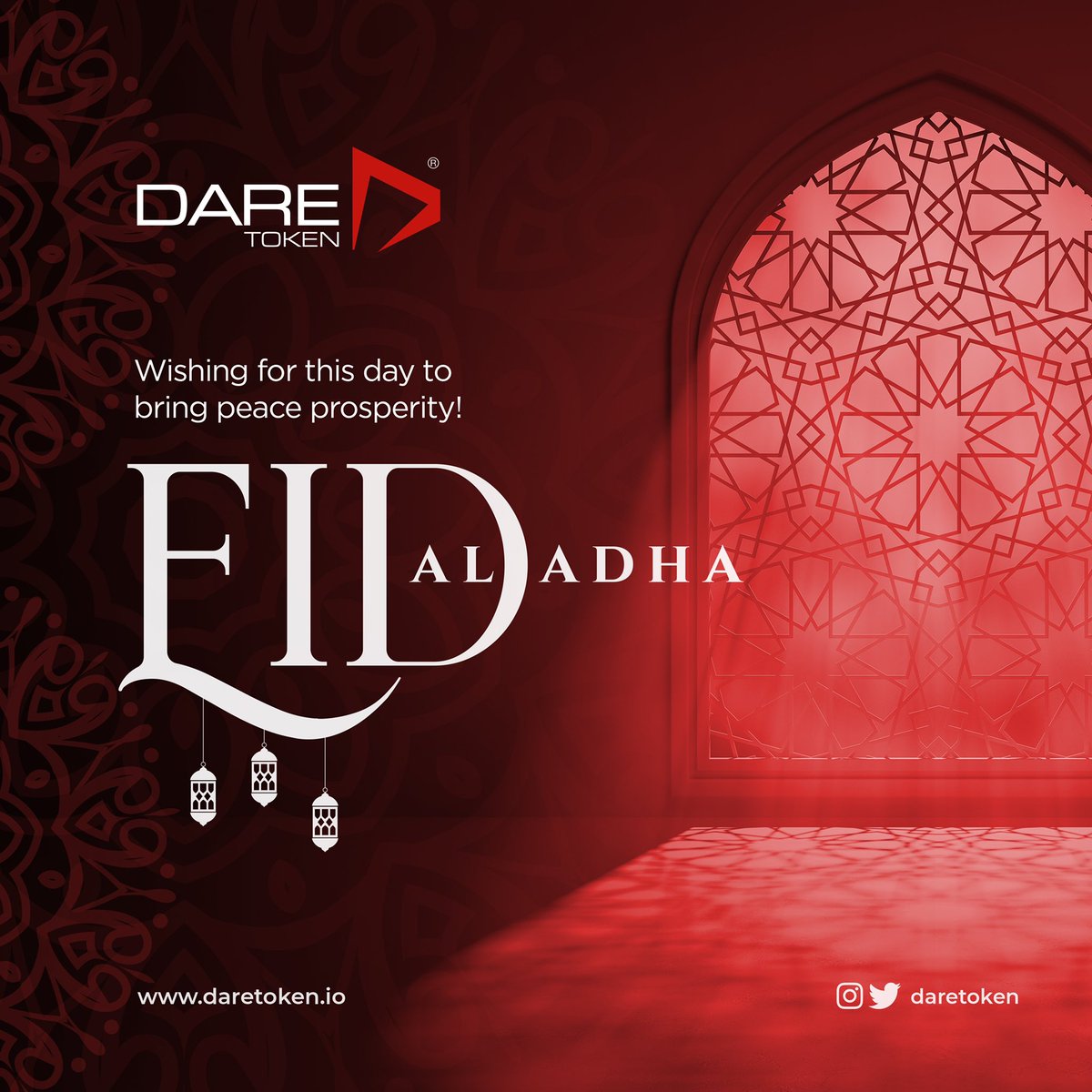 DareToken's tweet photo. HAPPY EID TO ALL OUR MUSLIM BROTHERS AND SISTERS.

Take Challenges, Earn Money

$DARE #EidAlAdha https://t.co/m0j5SoSi5g