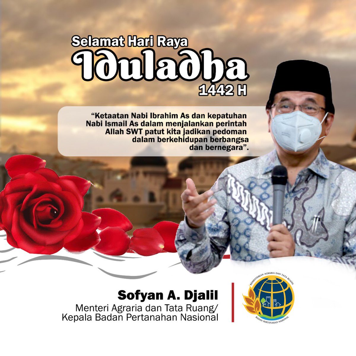 Selamat merayakan raya kurban dengan penuh cinta dan bahagia