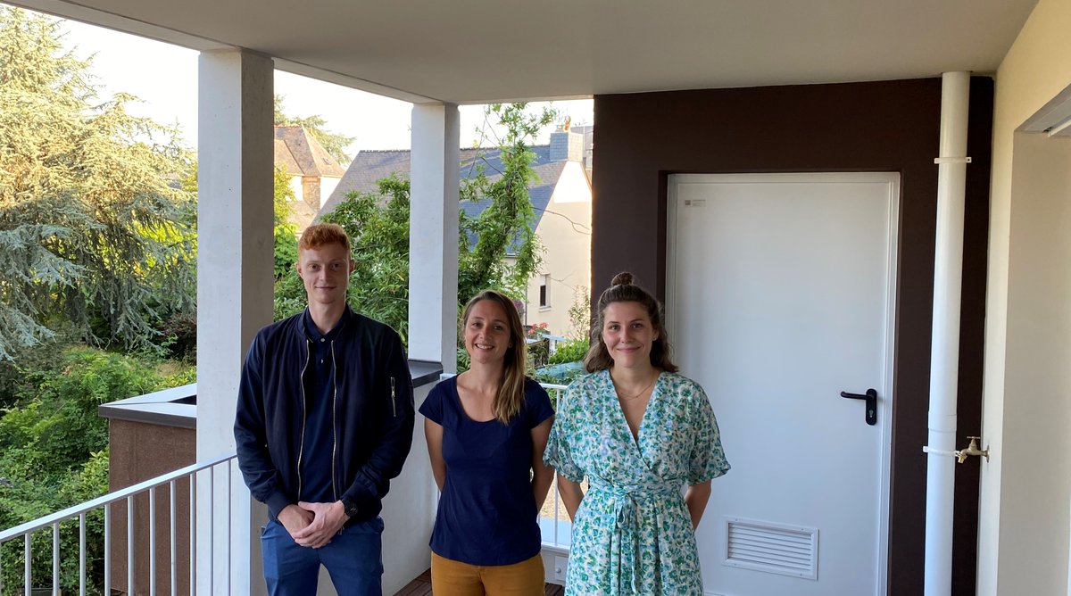 cormierf's tweet photo. Une belle journée ensoleillée pour lancer les livraisons de la Résidence BELLAGIO, co-promotion entre le @GroupeLaunay et #BatiArmor sur la @VilleGregoire.
En collaboration notamment avec #PaumierArchitectesAssociés, @GranitBretagne et @CNR_Company
#experienceclient https://t.co/bGFWfmy0nC