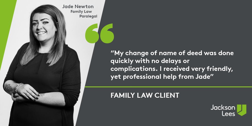 Another amazing bit of feedback for Jade Newton in our incredible Family Law team! Just another example of what it means to make a positive difference to our clients! 🌟

Our Family team can help with all kinds of issues. See what they can do for you bit.ly/2z0mqZB ⬅️