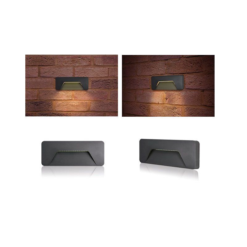 AOMLightingLtd's tweet image. Outdoor PathLux Brick 3W 3000K 160lm IP65 - Dark Grey #outdoor #lighting #wall #light #ukhttps://buff.ly/3zbHzxl
