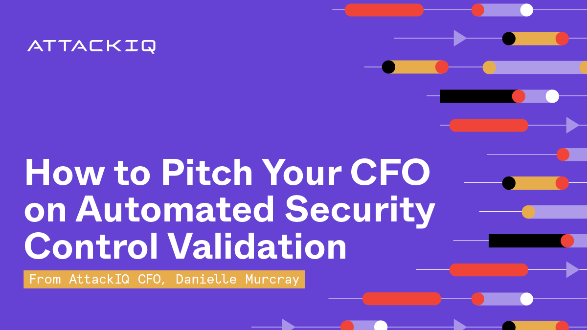 How do you convince your CFO that the company needs another cybersecurity product? Our advice: think like a CFO. Here are 3 ways to pitch your financial leader on why you need an automated security control validation platform to keep adversaries at bay: ow.ly/H2vB102Q6ad