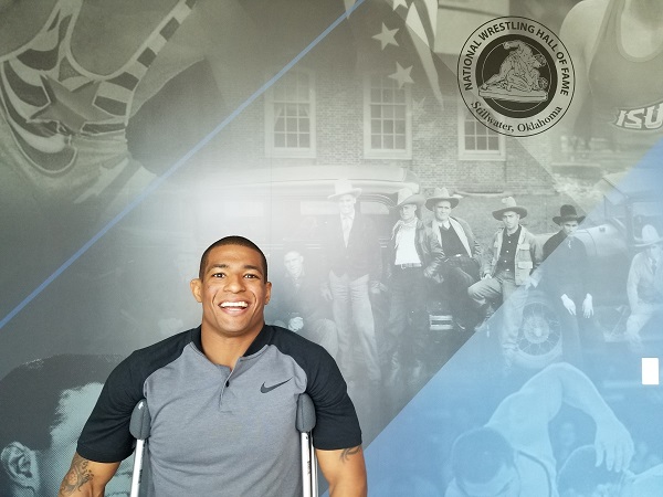 NWHOF's tweet photo. Happy Birthday to @ARobles125, recipient of our Medal of Courage award in 2012

We also proudly feature Anthony as part of our “Sport For All – Any BODY Can Wrestle” exhibit

READ more and WATCH Anthony’s Hall of Fame video -> https://t.co/RJU4SF1cfV

@ASUWrestling https://t.co/OLKmifn8FW