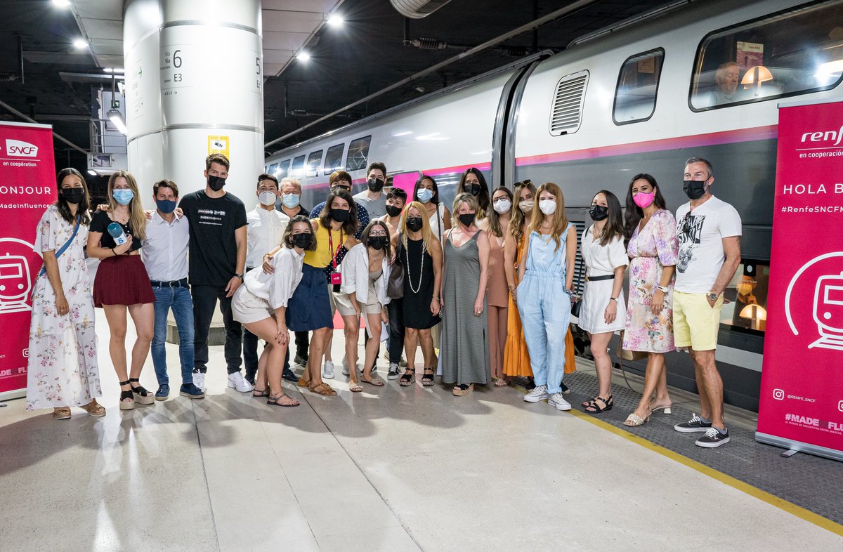 carlesalmagro's tweet photo. IV edición del #madeinfluencer en trenes de @Renfe_SNCF_Es
La ciudad de Montpellier ha sido el destino seleccionado para esta 4º edición, una bella ciudad situada a tan solo 3 h en tren de Alta Velocidad de Renfe-SNCF en Cooperación.
https://t.co/kZcCACBVEr by @expreso_info https://t.co/GeDkxCjHzX