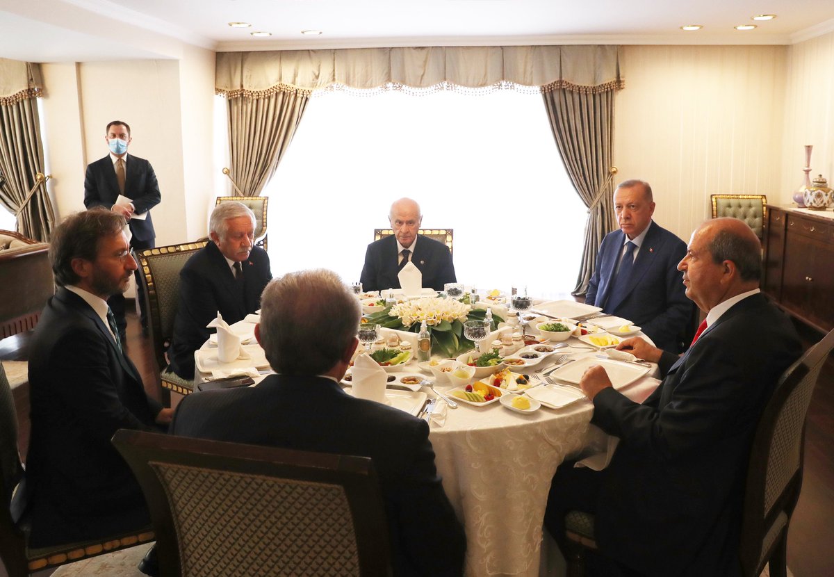 T.C. Cumhurbaşkanlığı (@tcbestepe) on Twitter photo Cumhurbaşkanı <a href="/RTErdogan/">Recep Tayyip Erdoğan</a>, KKTC Cumhurbaşkanı Ersin Tatar ile bir araya geldi. Cumhurbaşkanı <a href="/RTErdogan/">Recep Tayyip Erdoğan</a>, KKTC Cumhurbaşkanı Ersin Tatar ile bir araya geldi.