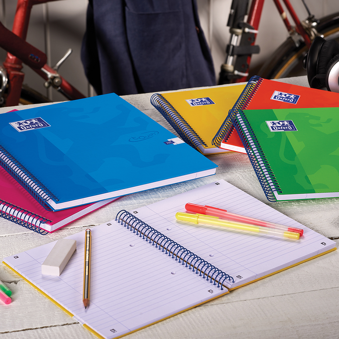 The bright, neon, soft to touch hardback covers make these wirebound notebooks perfect for studying, revising or note-taking on the go. You can fold the book back to create a hard surface to write on and they don't take up as much space.

Get yours here: ow.ly/4eCV50FzCQO