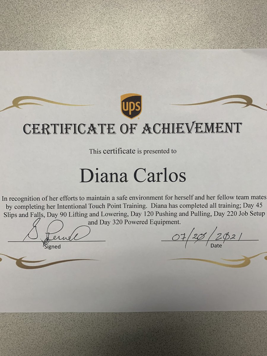 Top of The Morning shout out from the Pacific Preload. Today we gave out Big Recognition to Diana Carlos for completing her ITP’s. True UPSer all the way! Keep Pushing <a href="/wwalker1985/">Wesley Walker</a> <a href="/CHSP_northwest/">Curtis Wentler</a> <a href="/MillennialBRG/">NW Millennial BRG</a>