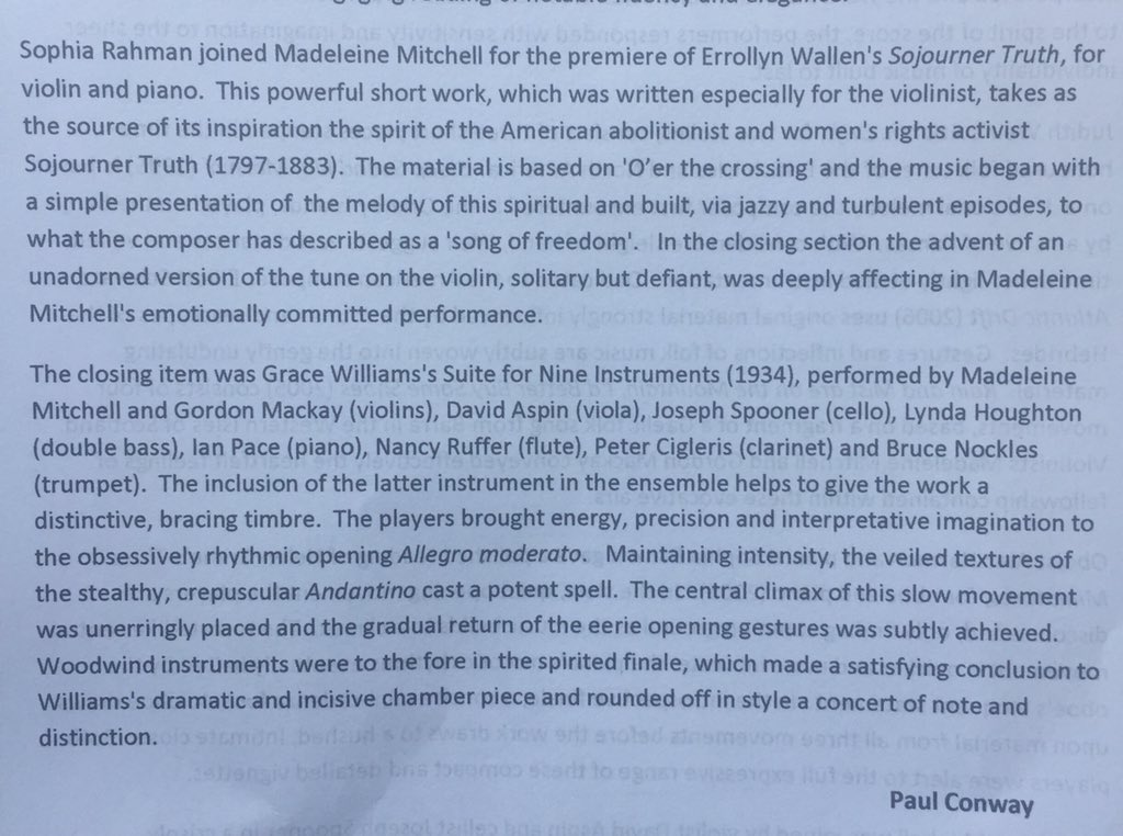 Thrilled to receive this wonderful review July #MusicalOpinion of our #IWD21 #LondonChamberEnsemble live stream concert ‘A Century of Music by UK Women’ 1921-2021 @StJohnsSmithSq supported by @RVW_Trust @AmbacheTrust #RebeccaClarke #JudithWeir #HelenGrime #RuthGipps #TheaMusgrave