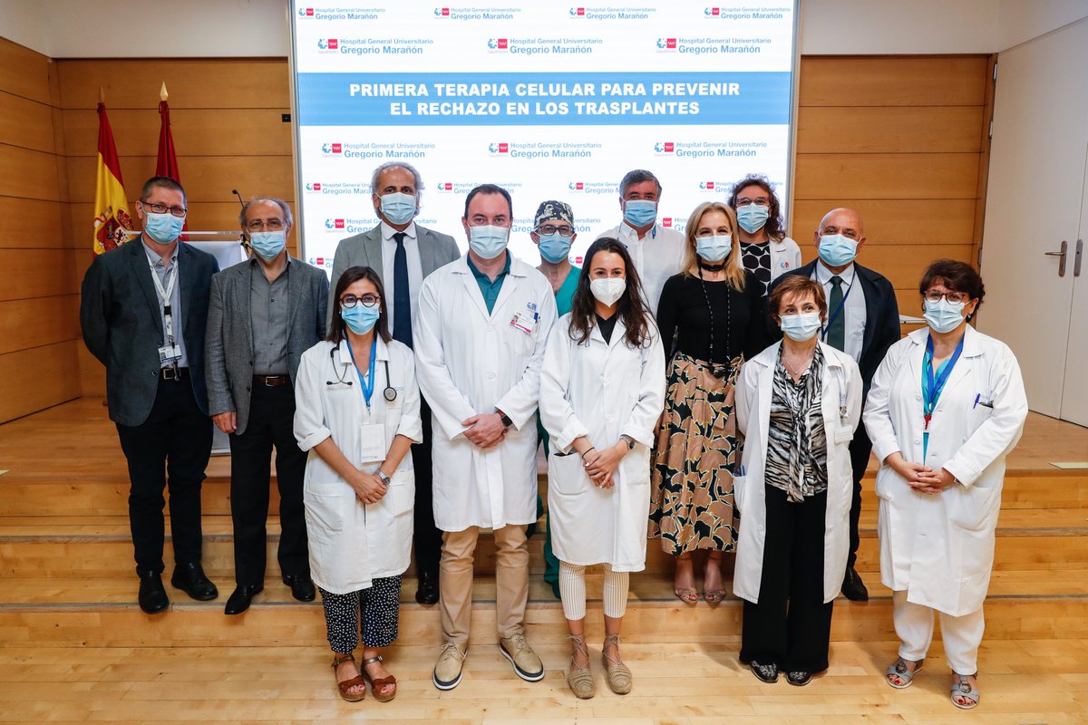 La <a href="/ComunidadMadrid/">Comunidad de Madrid</a> desarrolla en el Hospital Gregorio Marañón un tratamiento celular pionero en el mundo para prevenir el rechazo en #trasplantes

#SomosElMarañon #Investigación #Madrid #Salud