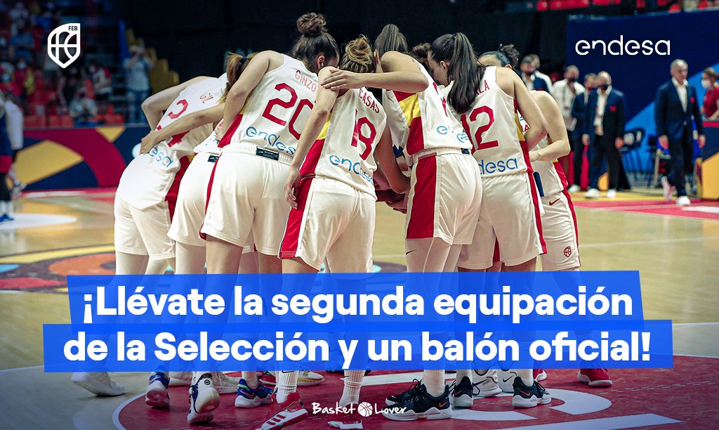 ¡SORTO EXCLUSIVO EN TWITTER! 🚨

¡Desde hoy, puedes ganar la segunda equipación de la #SelFEM 🇪🇸 y un balón oficial!

¿Cómo? ¡Muy sencillo!

👉 Síguenos en esta cuenta
👉 Dale RT a este tweet

¡Ya está! ¿A qué esperas? 🎁

<a href="/BaloncestoESP/">Baloncesto España</a> | <a href="/Endesa/">endesa</a>