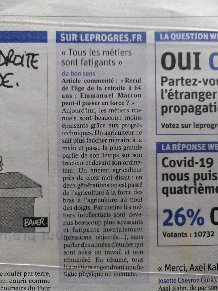R_Hugon_43's tweet photo. Un client m'envoie cette article.
No comment 🤨

#agriculteurs...Je vous laisse juges !
#retraite https://t.co/ihO7hjttF4