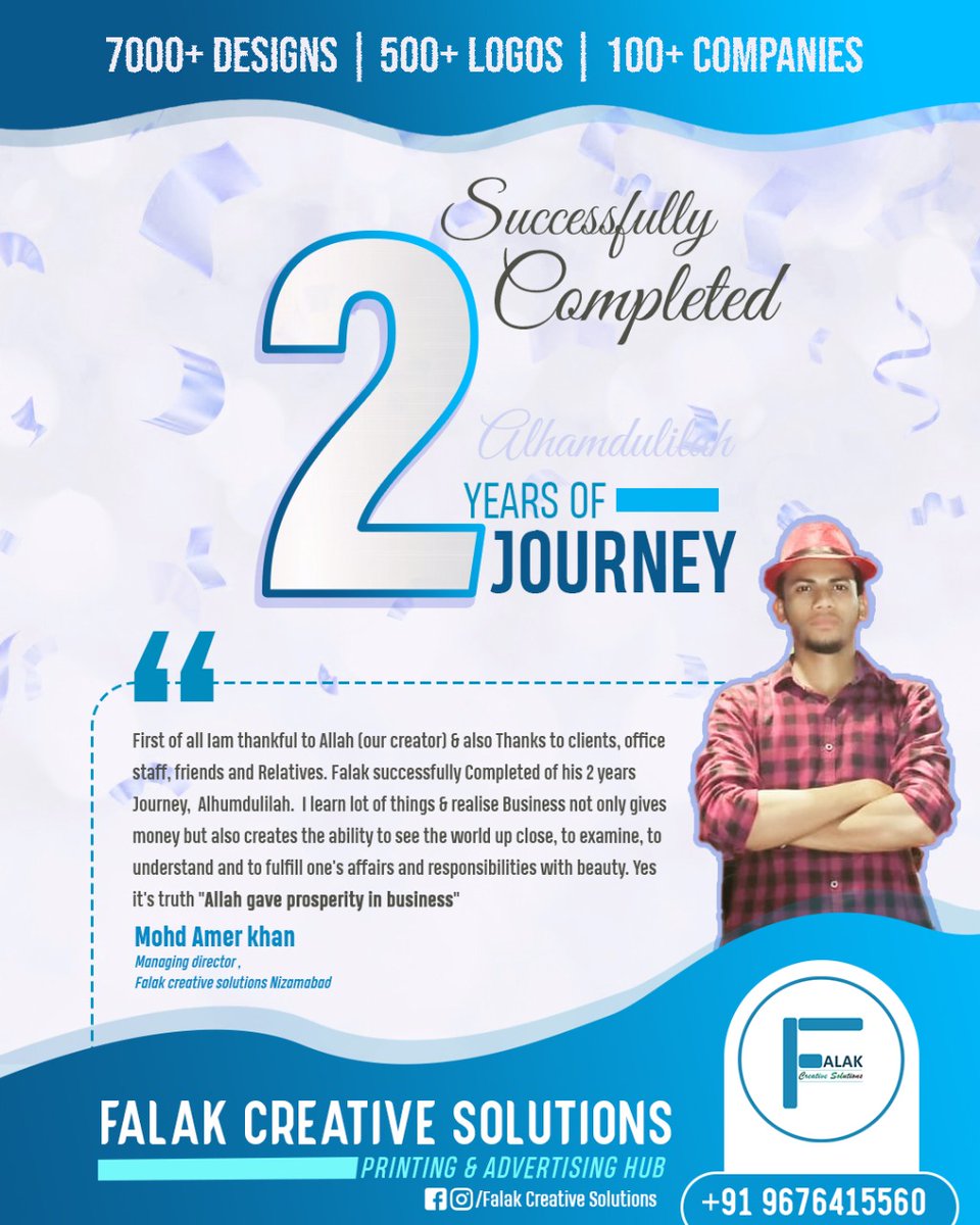 mdamer_khan031's tweet photo. #Today20july
Alhumdulilah, 2 years Completed of my business ❤️ https://t.co/0fWqOAlBiT