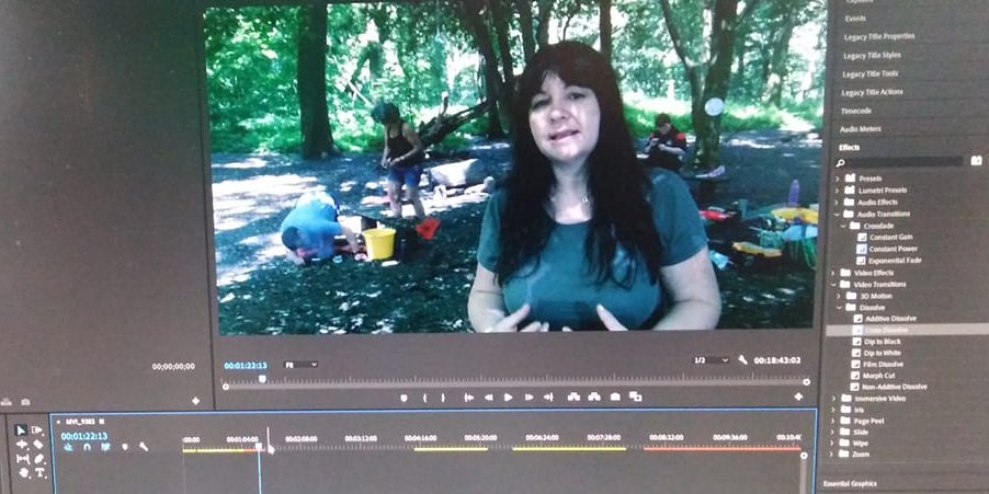 DistilledFilms's tweet image. First editing session on a project with @vikivix