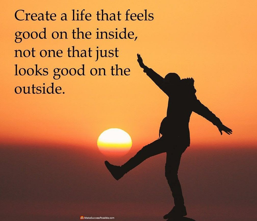 Motivat54381753's tweet photo. Create a life that feels good onthe inside, not one that just looks good on the outside.
#Innerpeace
#Peacewithin
#Livegoodlife
#Selfmotivation https://t.co/ecmnKi53RR