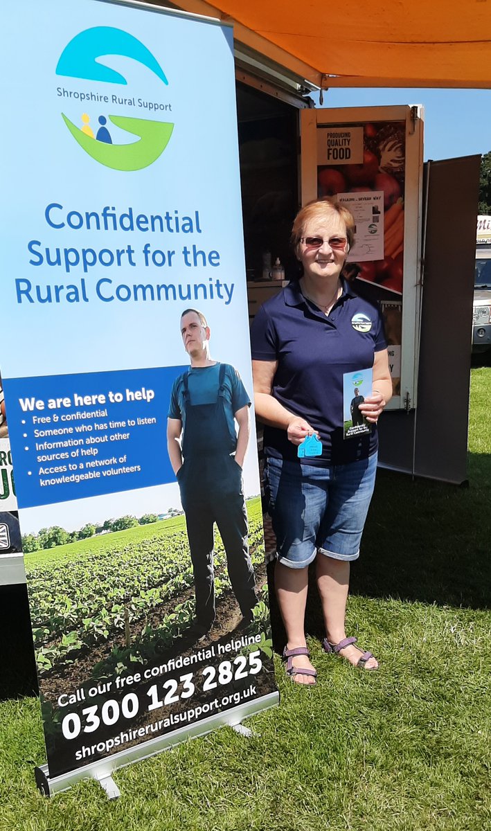 SRS launch new branding at Shropshire Show. Thanks to NFU for hosting our stand and Grace, Jamie and Louise facebook.com/buyfromonline/ for the design &amp; Burwarton Show grants to funded the change. A new image to try and increase our engagement with the hard reach in our community.