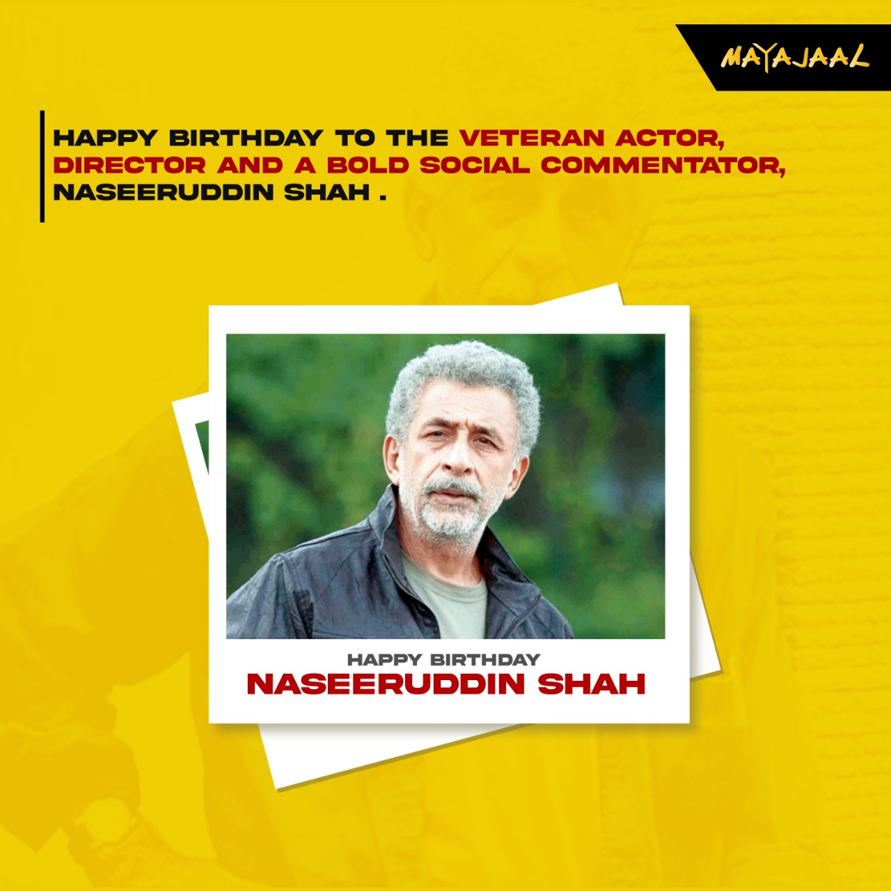 Happy Birthday, Naseeruddin Shah.   
