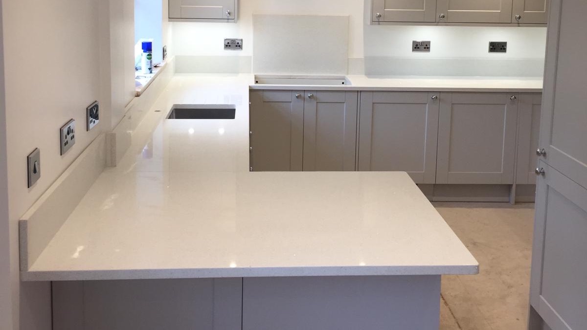 Top quality installation utilising Iceland quartz. 🥰