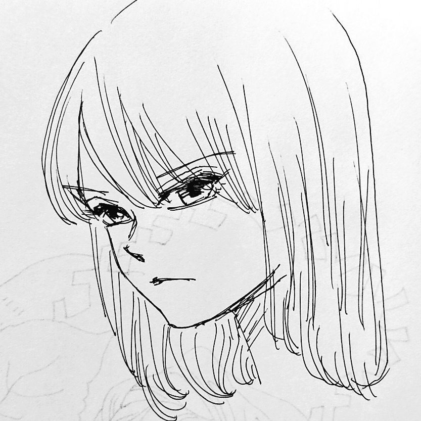 今日の通話中お絵描きφ(..) 