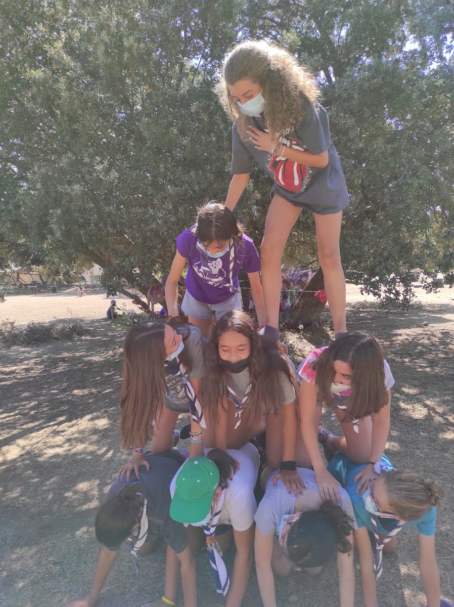 ¡Firmes! Hoy nos hemos enrolado todos en ¡una academia militar! Nos hemos preparado física y mentalmente para una gran batalla que se aproximaba. ¡Mira la Gran Guerra de los Colores en gsorion.wixsite.com/librodecampame… ! #gsorion #scouts #campamentodeverano