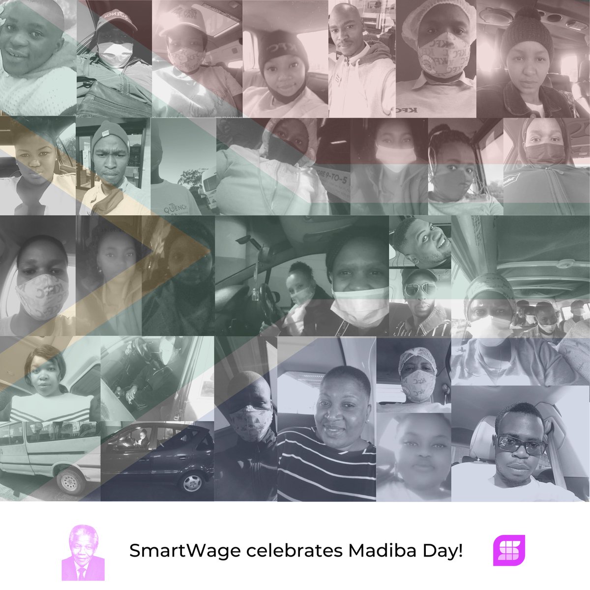 jem_hrs's tweet image. The main reason why our users take advances on their salaries is to pay for transport to get to work. In celebration of Nelson Mandela day, we helped 67 of our users do exactly this, by giving them R67 to pay for their transport for the day. 
Happy Nelson Mandela Day!
#MadibaDay