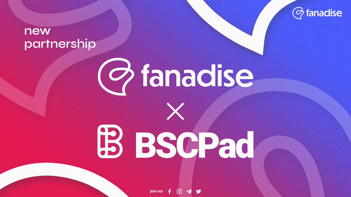 fanadisenft's tweet photo. 🔥THE HOTTEST IDO OF 2021🔥

🚨We are super excited to announce the official $FAN IDO @BSCPad 

IDO price: $0.12
IDO date: 29th July
This is one of three IDOs before listing!

📢Giveaway📢
👉Like &amp; RT

1 Lucky winner will receive 1BNB
ONLY 24 HOURS

#IDO #Fanadise #NFT #giveaway https://t.co/eiwbDqtAHg