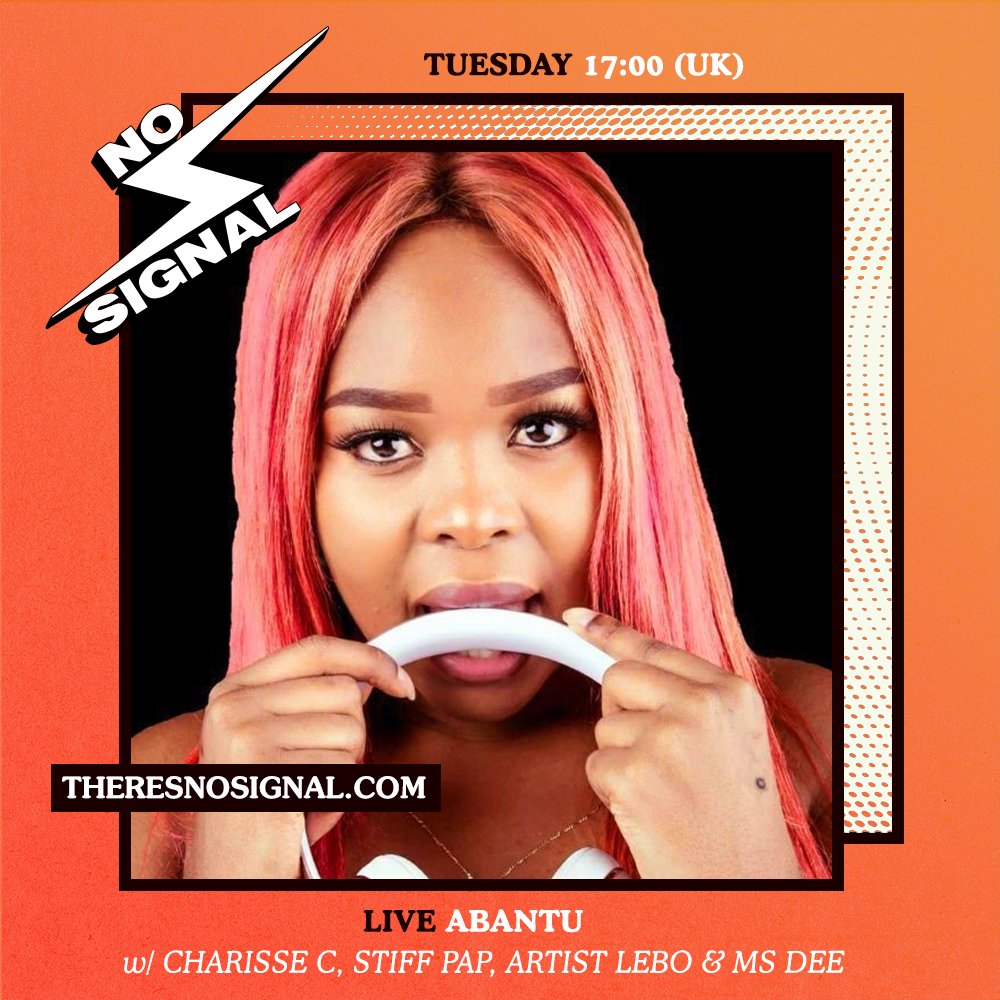 theresnosignall's tweet image. Live &amp;gt; 5-7pm

AbantuNoSignal is back with @StiffPap talking about their TUFF TIME$ EP released on @CotchWithUs, creating spaces for alt artists &amp;amp; the frustrations of SA's youth. DJs @realartistlebo (House) + Ms Dee (Amapiano) takeover the mix!

nosignal.live