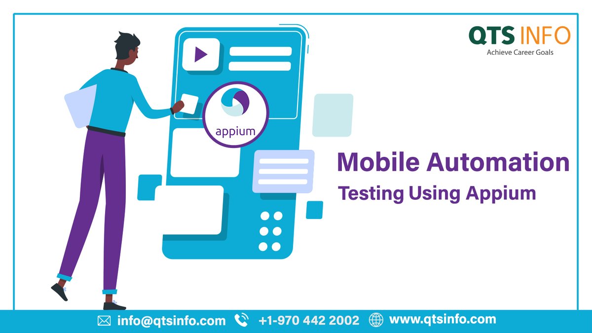 qtsinfo2's tweet image. Go for this trending #course -@ bit.ly/36Lxwmz and make a career in the field of #mobileautomationtesting. #Appium is an #automation framework that helps in the testing of native, hybrid, and #mobileweb.
#followforfollowback #qtsinfo
