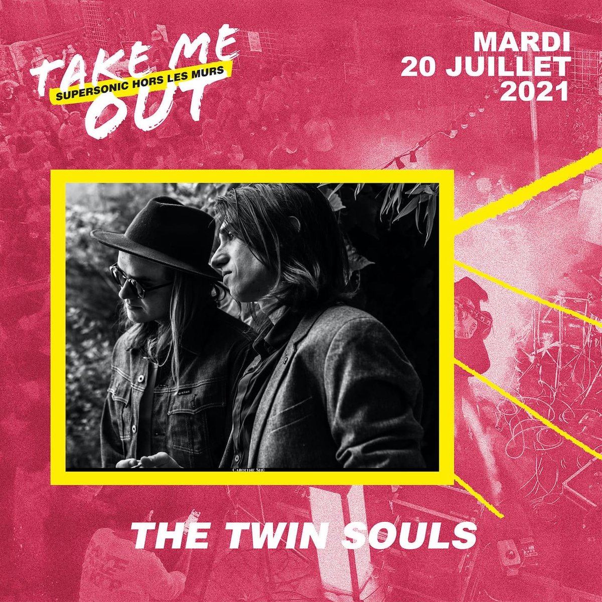 MagazinePlugged's tweet photo. 🎶 #Concerts du jour | À ne surtout pas manquer : @twinsoulsband et @VictorMechanick, tous deux au sommaire de nos précédents numéros #PL43 et #PL44, joueront ce soir sur la terrasse du @trabendo_, pour le #TakeMeOut du @SUPERSONICparis ! https://t.co/pwWy7SEfSD