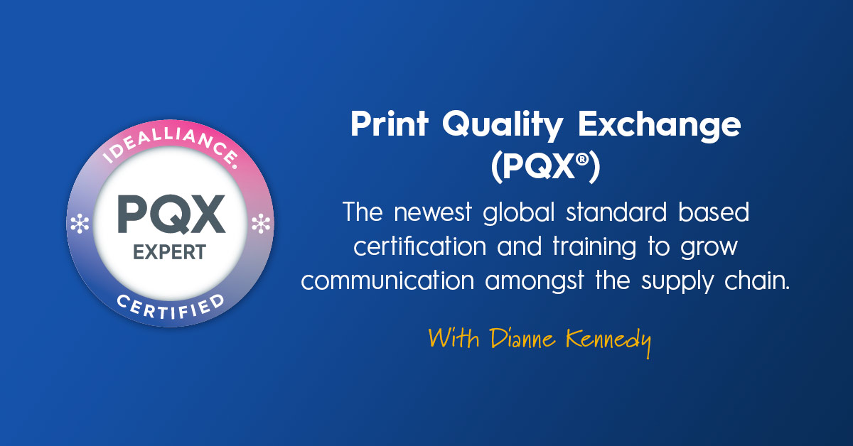 We have a new certification course launching on Print Quality Exchange (PQX®), an #ISO standard used to report print quality. #printquality #printing #quality   idealliance.org/about-print-qu…