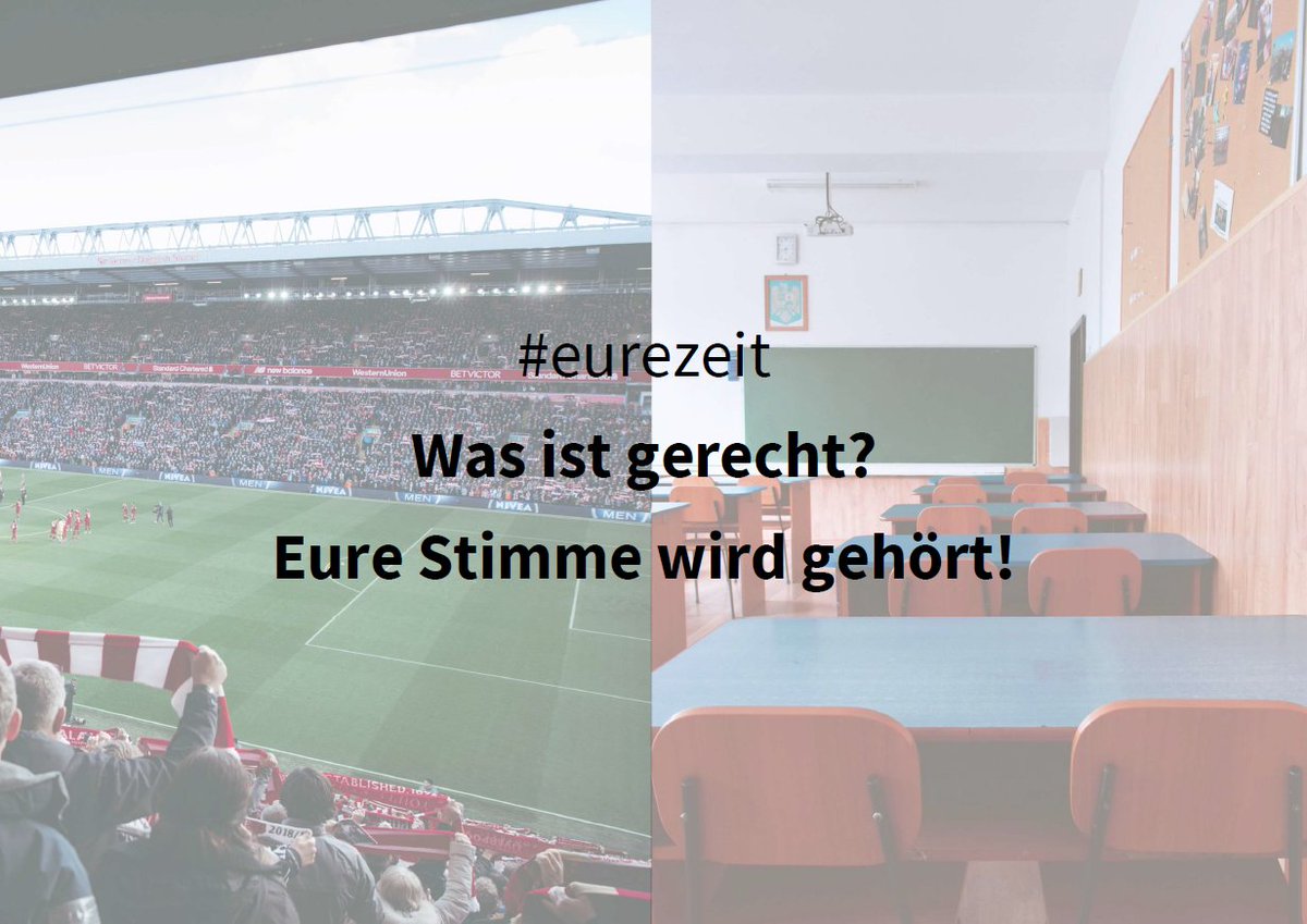 eKairos_'s tweet photo. Ist es gerecht, dass Tausende im Stadion jubeln während die Deltavariante droht und der Präsenzunterricht zum Schulanfang in Gefahr ist? Jetzt können Schüler:innen im Alter von 13 bis 17 bei https://t.co/EKrwdMfYli mitmachen! @EABBerlin @Wertebuendnis @RYL_Mentoring @MehrDem_BY https://t.co/lUDHBfVFzR