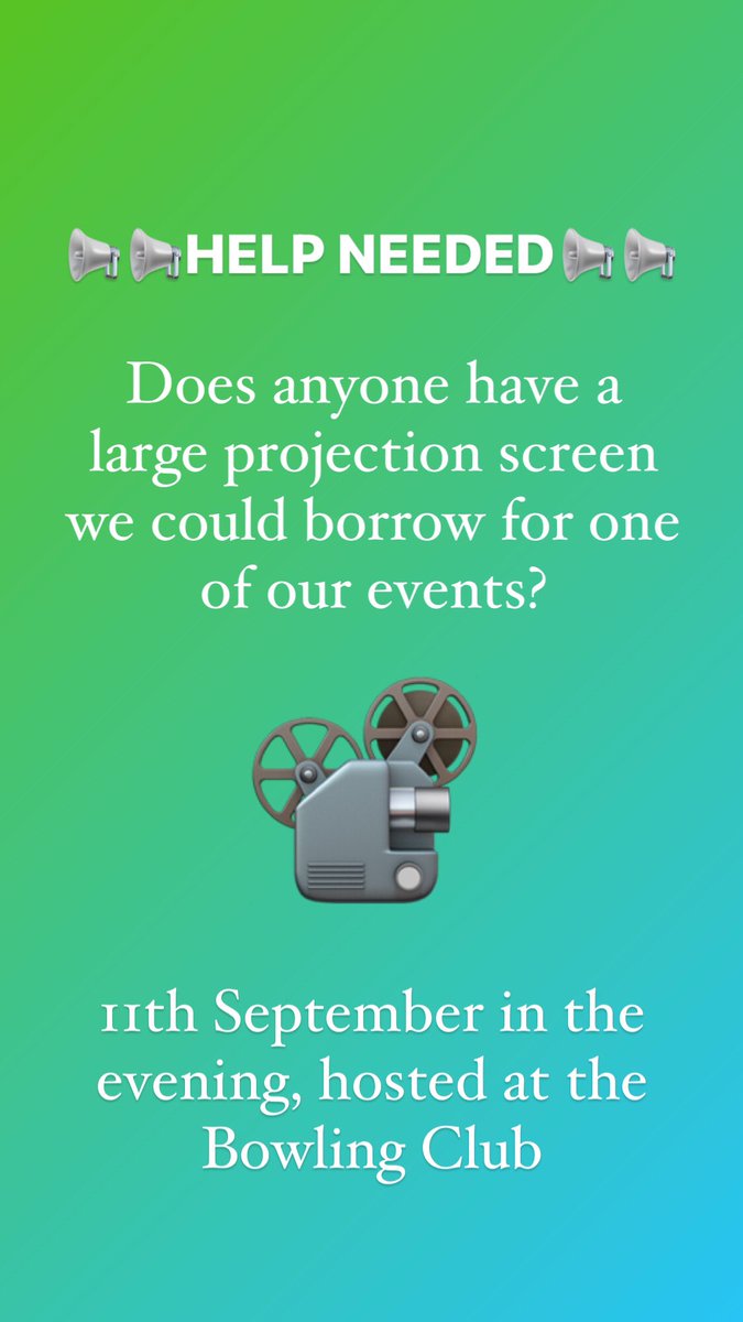 NEdgefestival's tweet photo. #helpneeded Can anyone assist us in our search for a screen? #netheredge #community @HelpSheffield https://t.co/sCIWm1TZRo