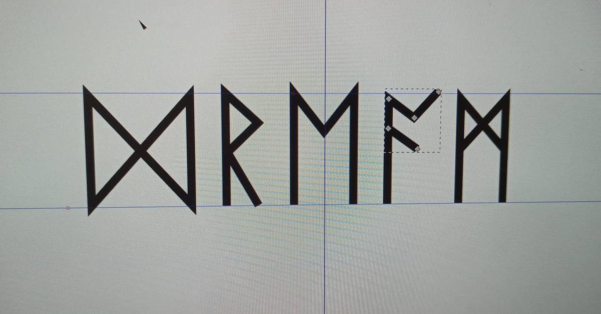 Goizti's tweet image. De la pedra a la impressora #3D. El procés d&apos;un punt de #llibre a @bufala_omnia amb @damorao.
La paraula dream és escrita en fuþorc #futhorc, #runes en #OE, anglès antic. Si ho he fet bé, així és com s&apos;escrivia al s. V-IX. Ara significa somni però abans volia dir alegria o música