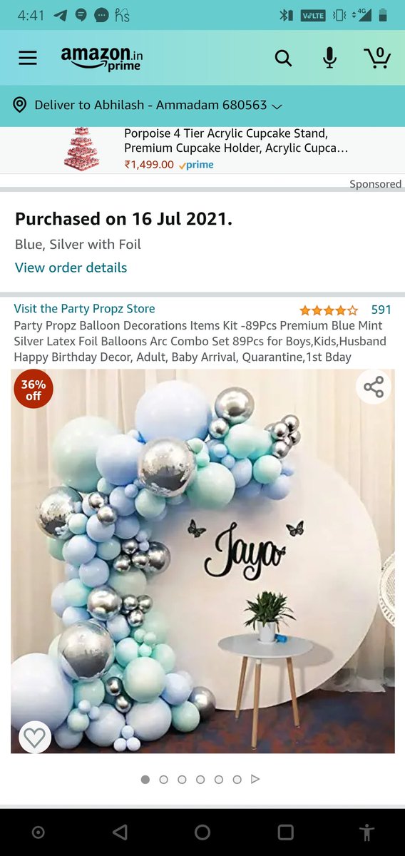 abhilashkaimal1's tweet image. Very Sad @amazonIN @AmazonHelp
This is what Amazon delivered. Spoiled the entire plan. I want immediate action and rectification. This is not acceptable! @AmitAgarwal
#Amazoncheating #amazonreviewer

Order Date: 16 July 21
Order: 407-5536556-2061948