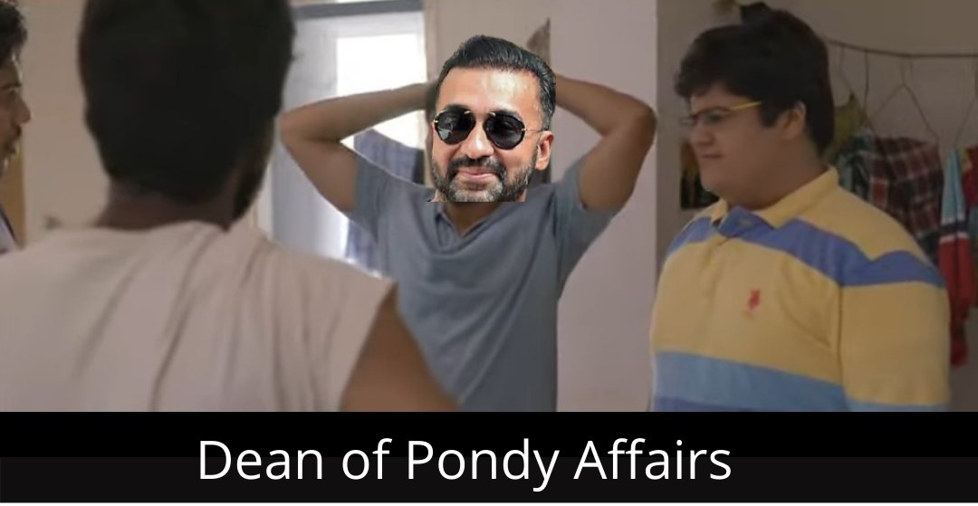 Monisha beta Pondy bolo, this porn is just too middle class
#RajKundraArrest
#hosteldaze