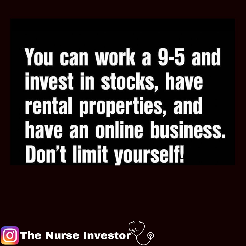DestinyGooden7's tweet photo. You Don’t Have To Limit Yourself #thenurseinvestor #realestate #business #money #stocks #wallstreet #investing #womeninvestors #wealth https://t.co/ryFWxF3sya