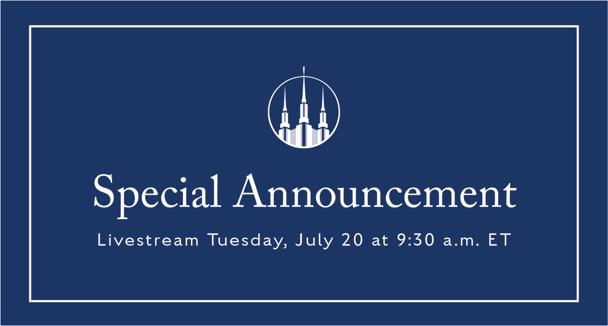 washdctemple's tweet photo. Tune in to our channel TODAY at 9:30 a.m. ET for a livestream of a special media event regarding the announcement of the Washington DC Temple Open House and Rededication Dates. #DCTemple #DCTempleOpenHouse #ChurchNews https://t.co/raxN8D0uaX