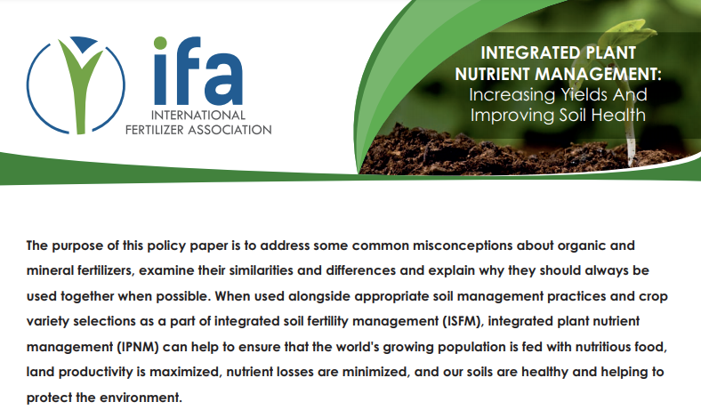 FertilizerNews's tweet photo. #DYK that combining mineral and organic fertilizers is the best method for increasing soil carbon sequestration on farmland? 🤔
Learn more about the environmental benefits of Integrated Plant Nutrient Management #IPNM with our paper 👉 https://t.co/eY7ZDoTdQ3 https://t.co/swbaQBn617
