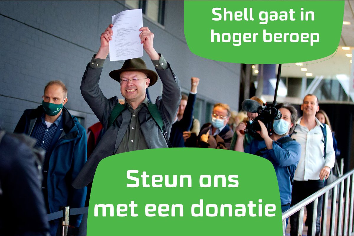 milieudefensie's tweet image. #Shell gaat in hoger beroep!
Shell wil blijven investeren in olie en gas
Terwijl de wereld in brand staat 
En Limburg onder water loopt
Help ons nog een keer te winnen van Shell
Steun ons met een donatie 👉 bit.ly/3xRUowF

#KlimaatzaakShell
