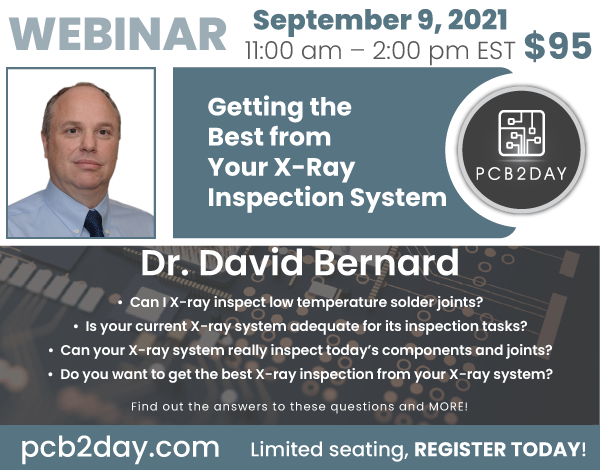PCB2DAY's tweet photo. What is the best way to X-ray inspect a QFN?  Dr. David Bernard has the answer!  Register today https://t.co/1S2cg0fm97 
#training #Xray #AXI #inspection #electronics https://t.co/VyAGUhsydV