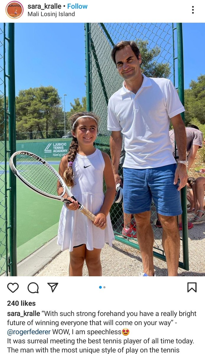 Oliver Tennis On Twitter In Another Clip Roger Federer And Thierry Henry Joined Young Children At A Training Session One Could Also See Myla Rose Federer Playing Some Tennis Federer Was