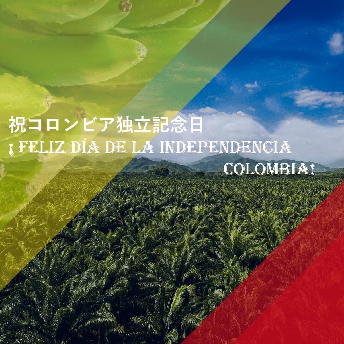 祝！コロンビア独立記念日🇨🇴🙌
#Colombia #IndependenceDay