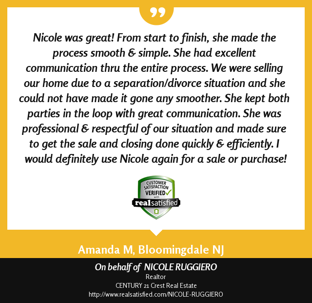 This client testimonial simply made my day. realsatisfied.com/NICOLE-RUGGIERO via <a href="/realsatisfied/">RealSatisfied</a>