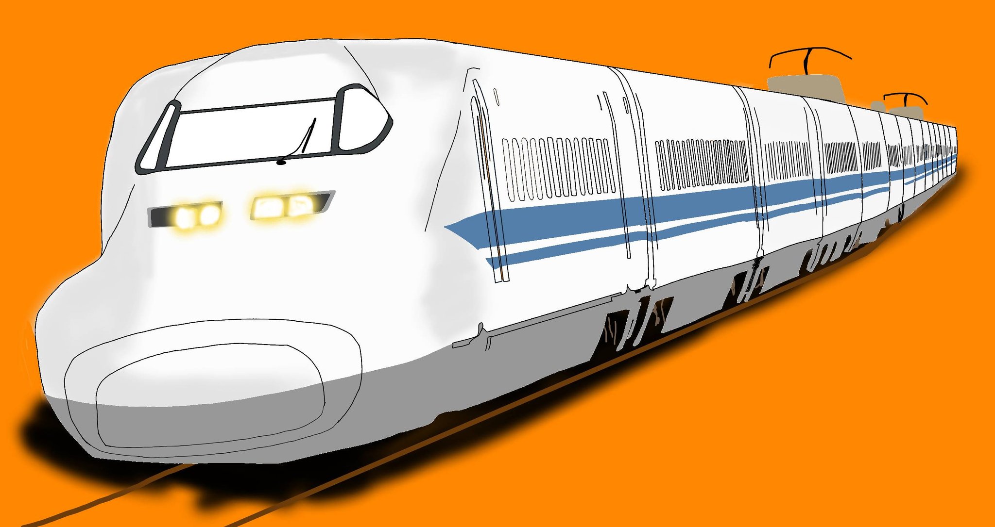 モアイ Na Twitteru 700系描きました 影がよくわからなかったので なんちゃってカモノハシ になりました Jr東海 Jr西日本 700系 東海道新幹線 山陽新幹線 新幹線 鉄道イラスト 描き鉄 鉄道 鉄道好きな人と繋がりたい 絵描きさんと繋がりたい デジタル