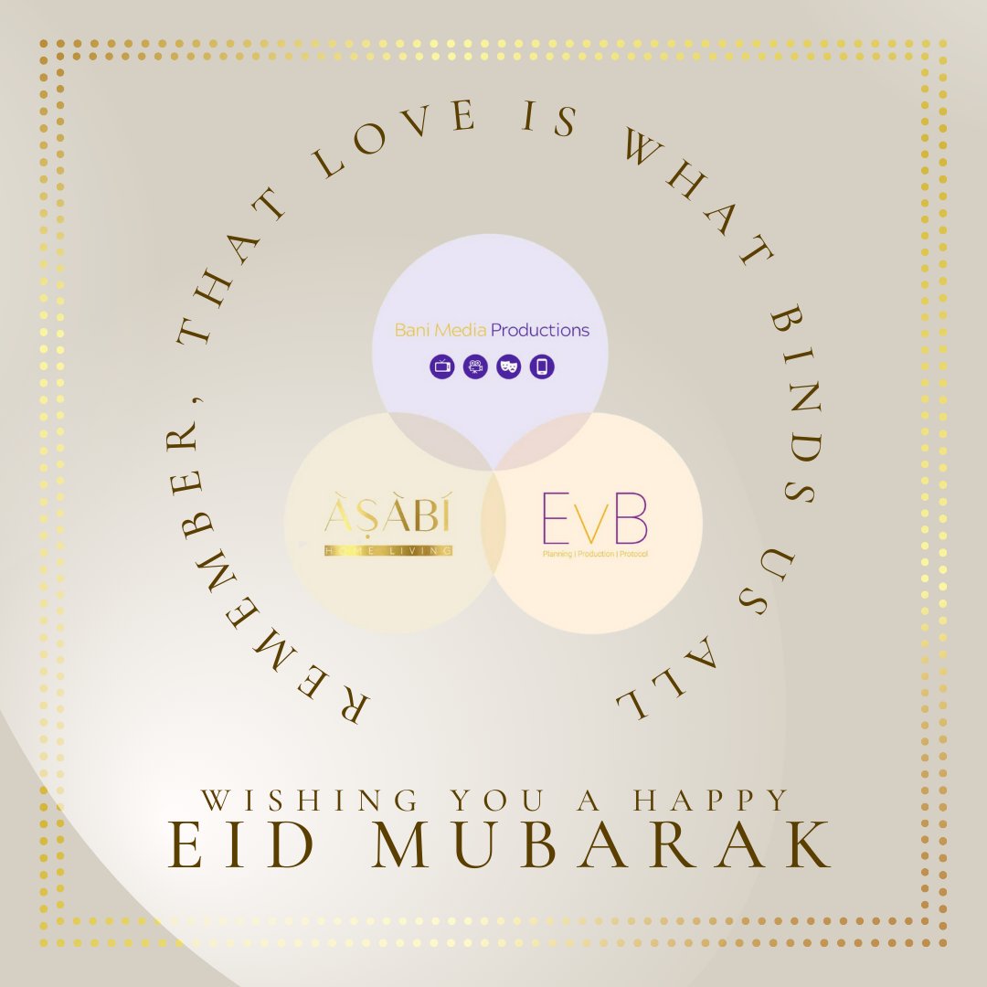 AsabiHomeLiving's tweet photo. All spaces should be for love and thanksgiving.
#EidMubarak 
#HappySallah
From our family to yours https://t.co/L2GlBatu5W