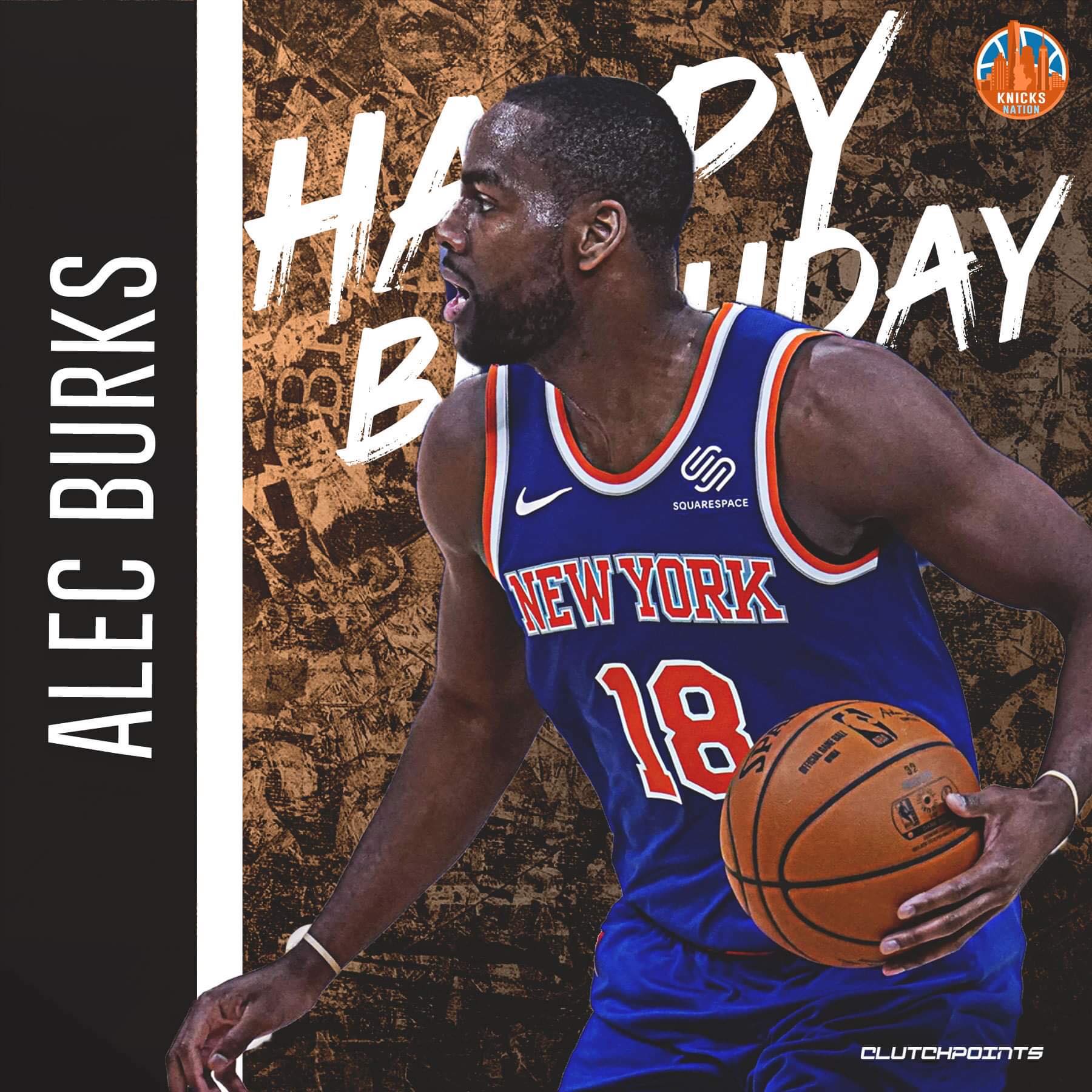 Join Knicks Nation in wishing Alec Burks a happy 30th birthday!  