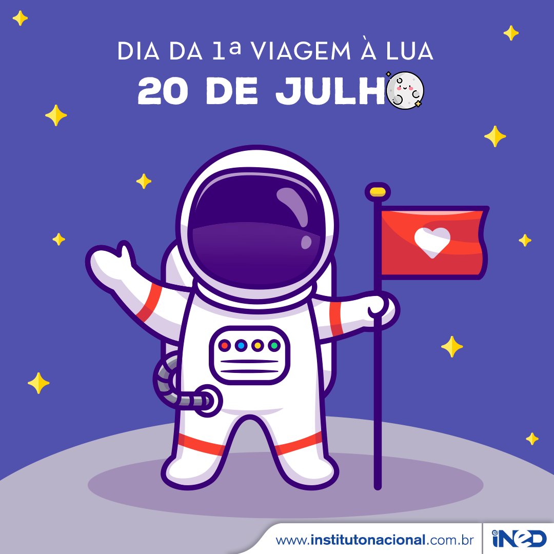 INEDSP's tweet photo. Há 52 anos o homem pisava na lua, levado por uma nave que possuía memória RAM de 2kb, capacidade menor que a de uma calculadora de papelaria atualmente.

Neil Armstrong, foi o primeiro a pisar em nosso satélite, seguido por Edwin Aldrin, enquanto Michael Collins orbitava na nave. https://t.co/46ck0LIKEf