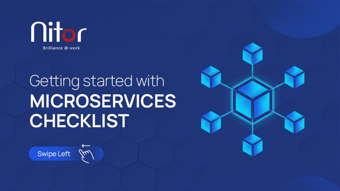 NitorInfotech's tweet image. New to the realm of #microservices? Take a look at our comprehensive checklist to get started with microservices. 
#microservicearchitecture #monolith #productengineering #legacymodernization #modernization #appdevelopment