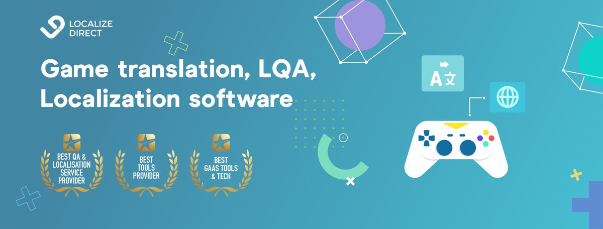 We're up for three awards (Best Localization and Service Provider, Best Tools Provider, Best GAAS Tool and Tech) tonight at the Pocket Gamer 
<a href="/MobileGameAward/">Mobile Games Awards</a>  2021. 
See you at 6:30 pm BST in London. 👑 

#game #gamedev #gaas #tech #localization